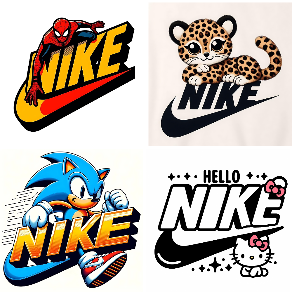 Nike cartoon logo hotsell