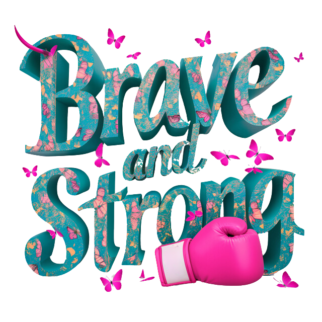 Brave and Strong October Awareness Designs