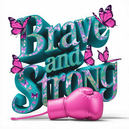 Brave and Strong October Awareness Designs