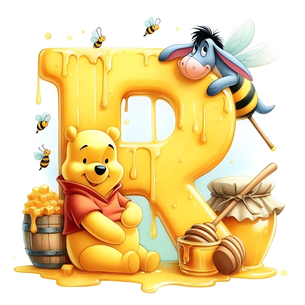 26 Winnie The Pooh Alphabets Designs