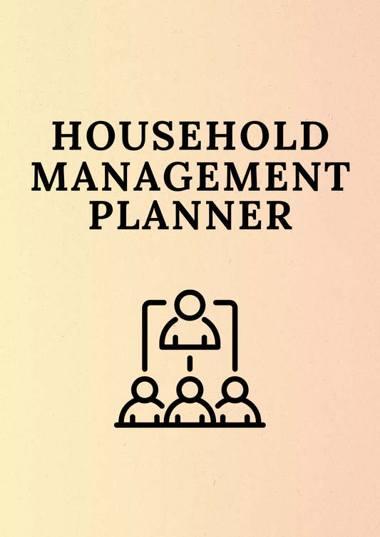 Household Management Planner