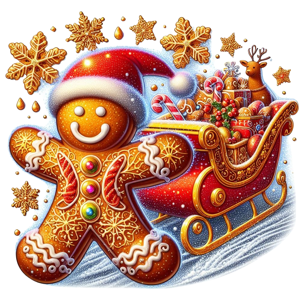 Gingerbread Christmas Designs High Quality