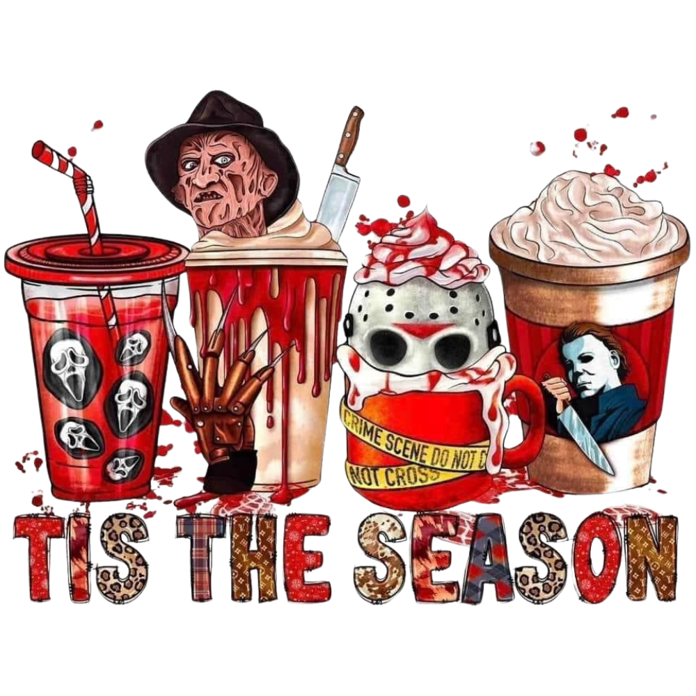 HALLOWEEN DUMP DESIGNS 3000DPI (Freddy, Jason, Myers, Scream, Chucky, It, Pinhead, and Pennywise)