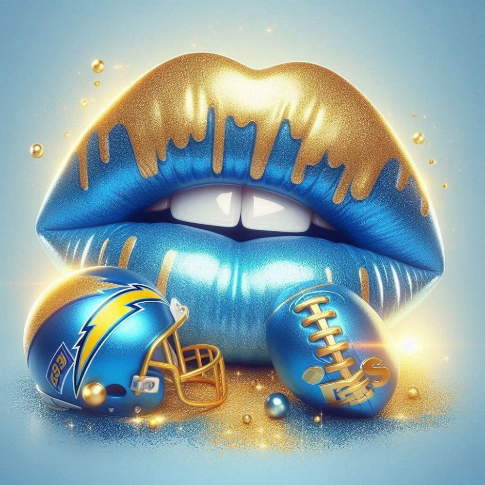 81 Colorful Football Team Lips Designs