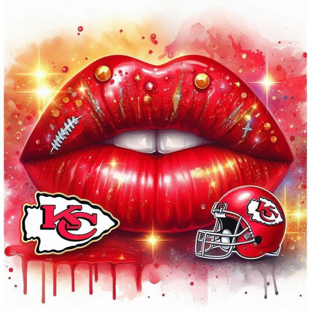 81 Colorful Football Team Lips Designs