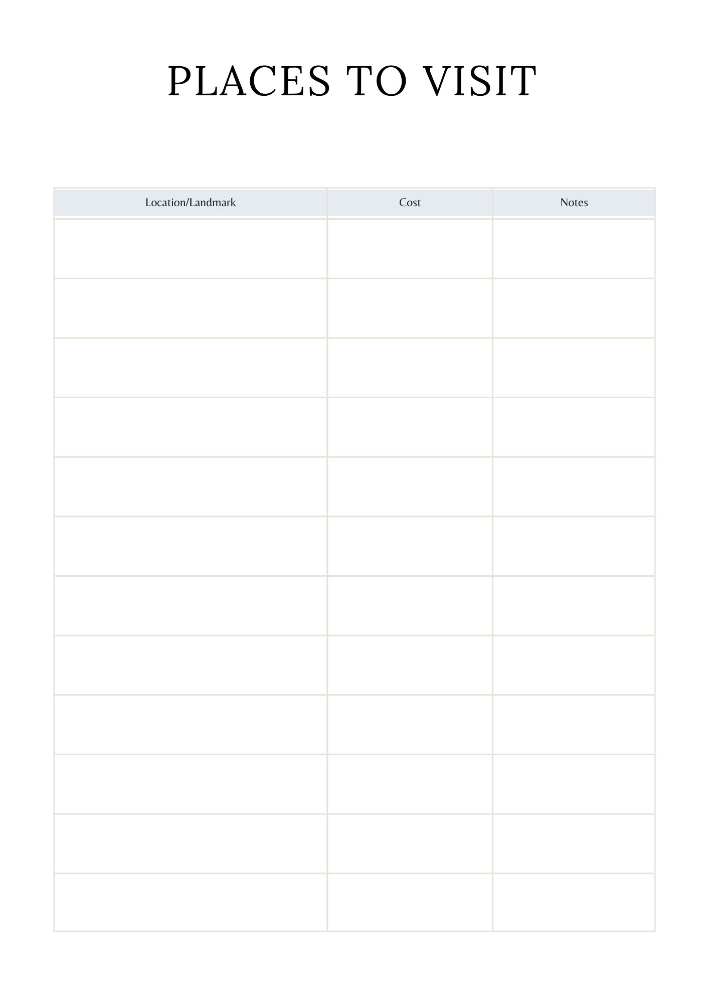 Household Management Planner