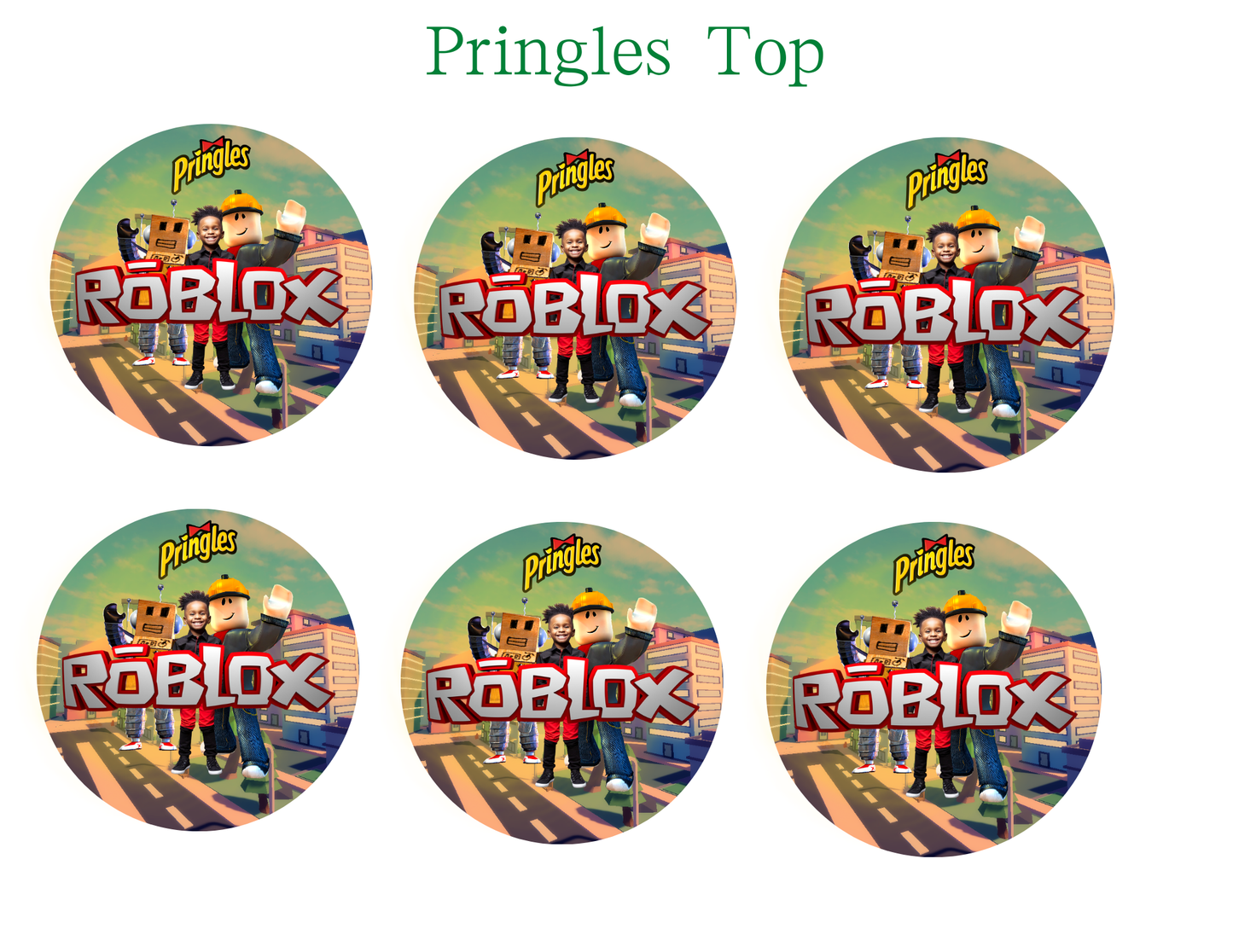 Roblox Party Favor Template