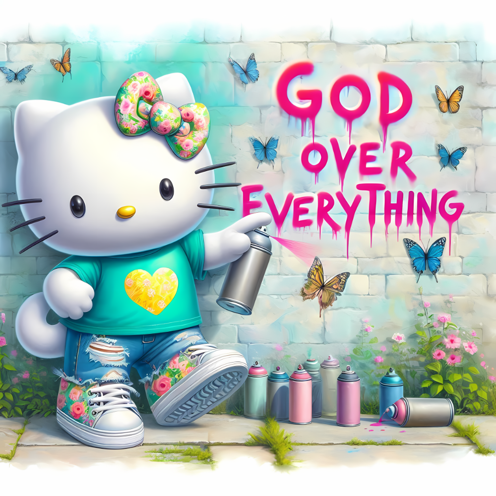 Hello Kitty GOD Over Everything Designs