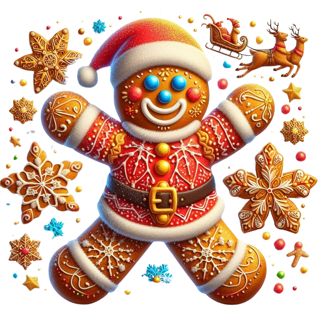 Gingerbread Christmas Designs High Quality