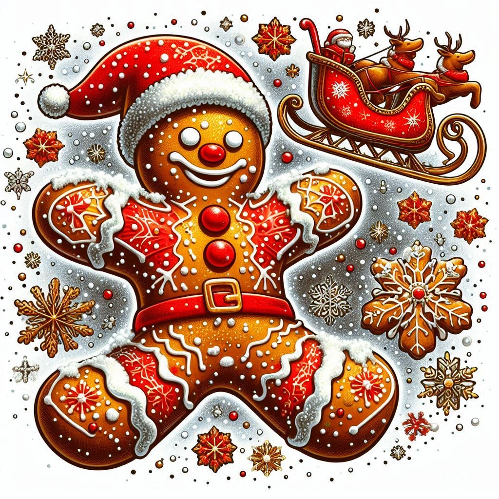 Gingerbread Christmas Designs High Quality