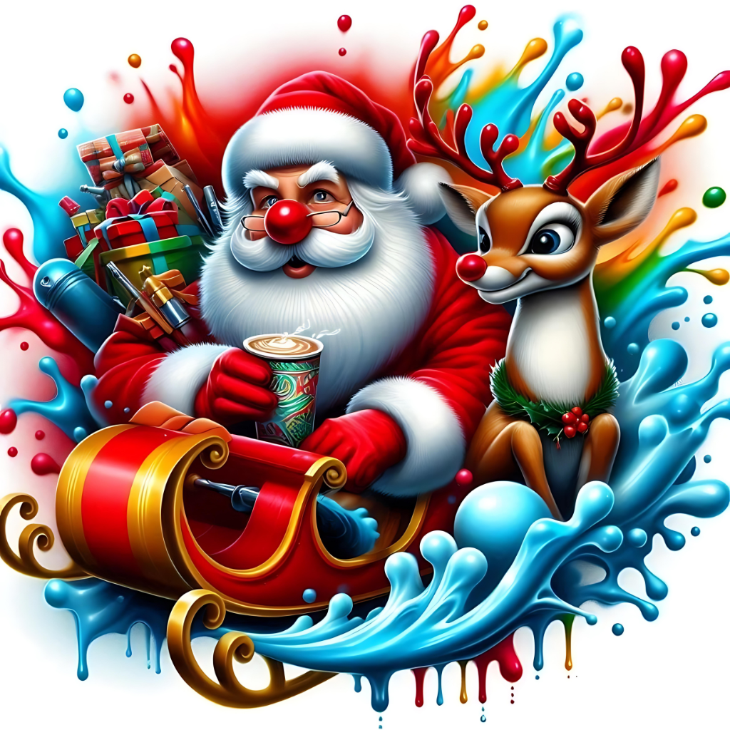 14 Santa & Rudolph Christmas High Quality Designs