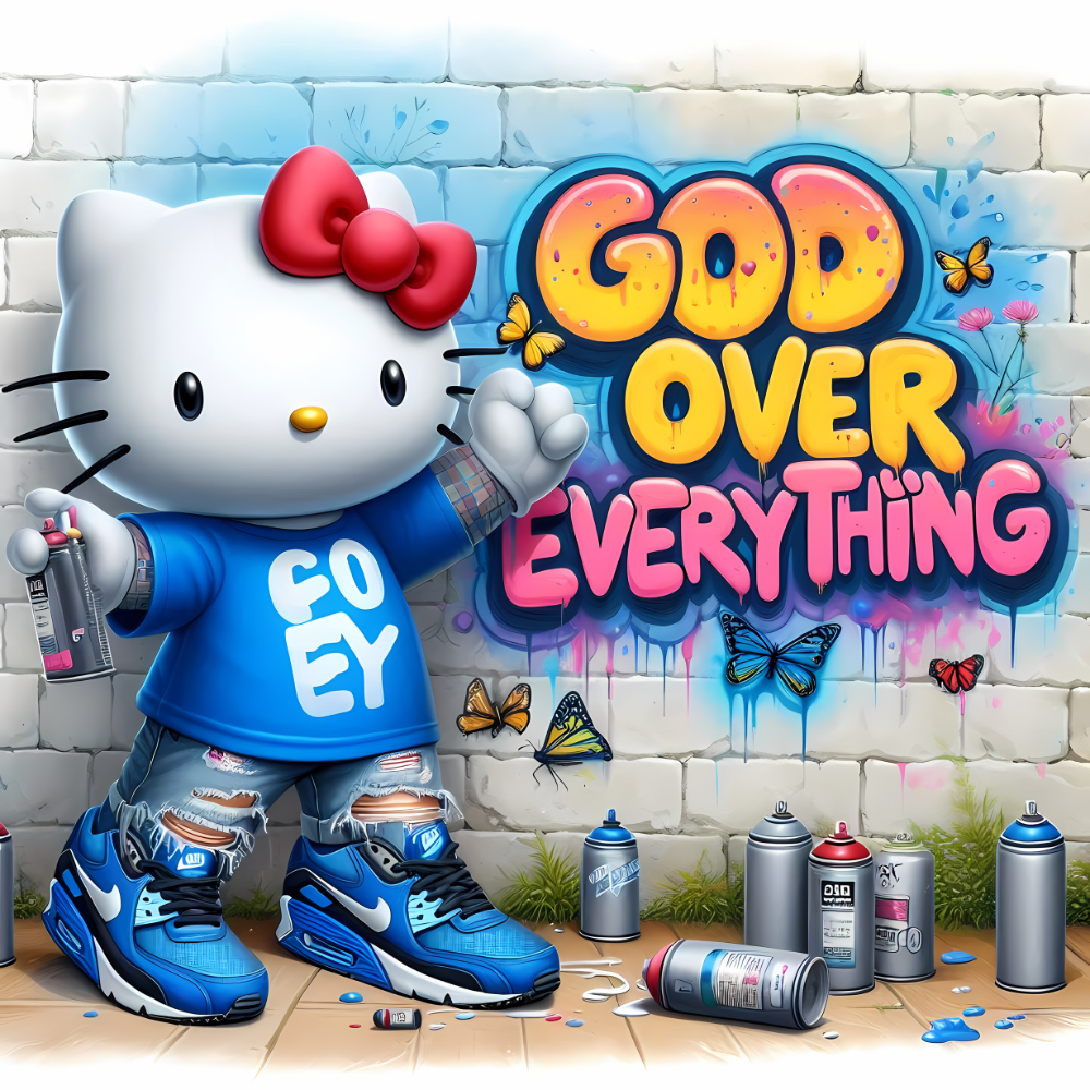 Hello Kitty GOD Over Everything Designs