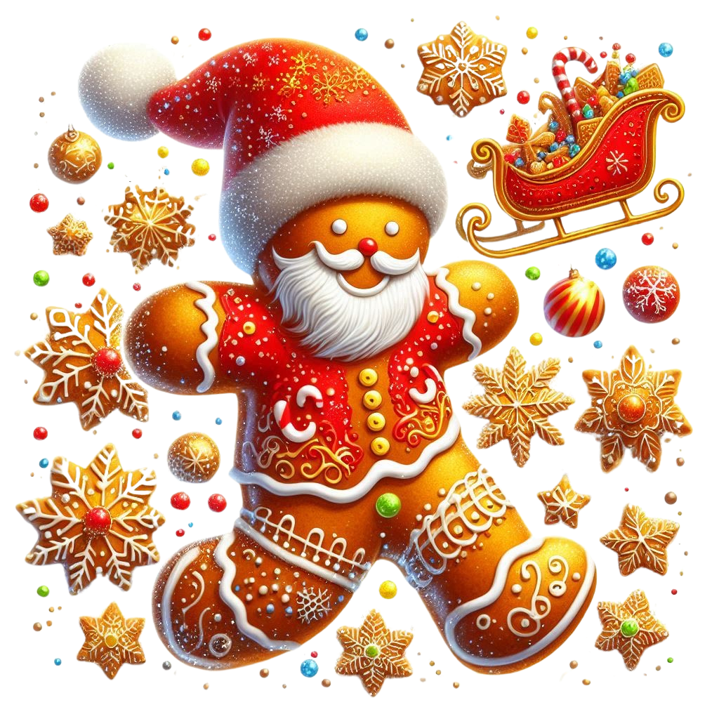 Gingerbread Christmas Designs High Quality