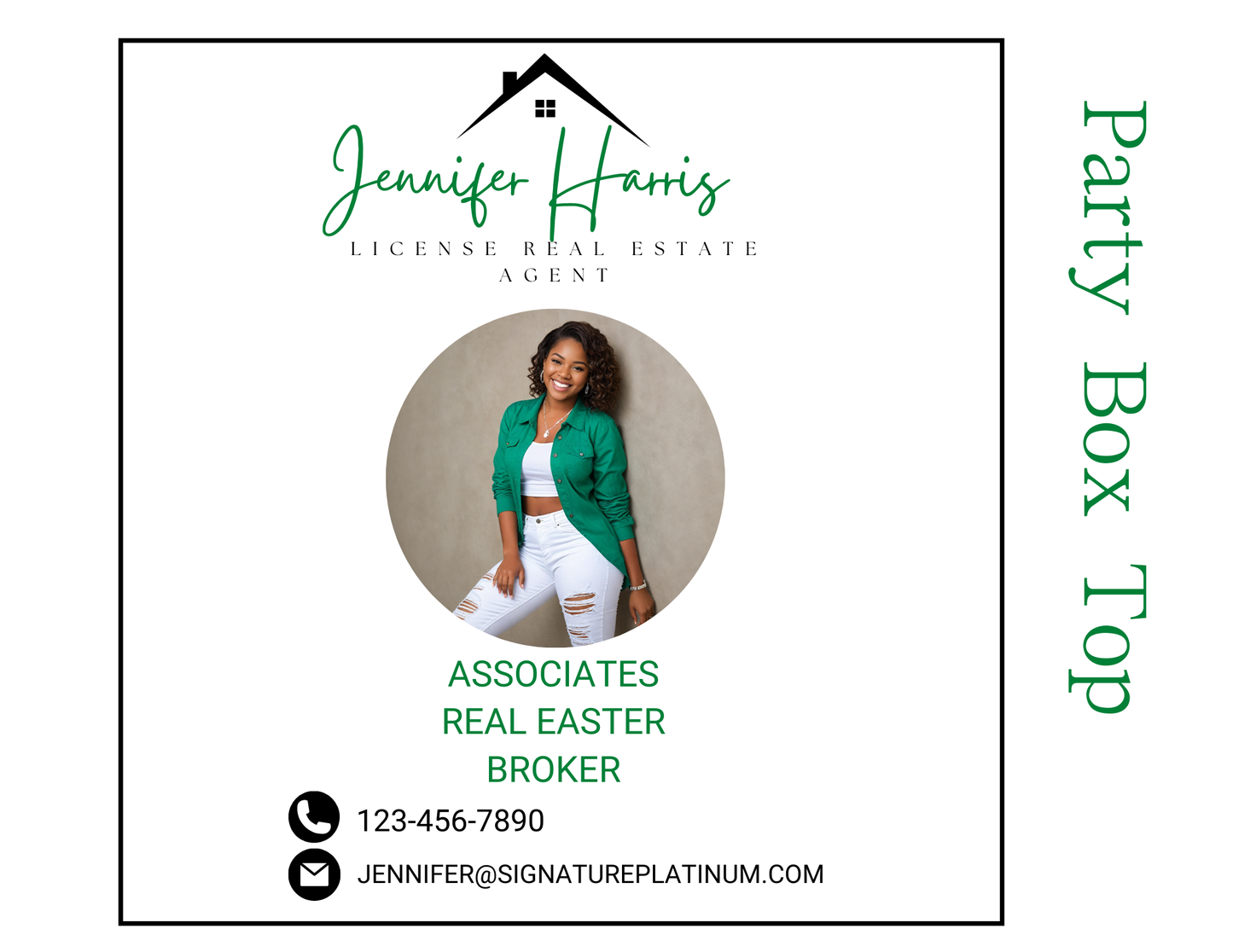 Realtor Party Favor Templates