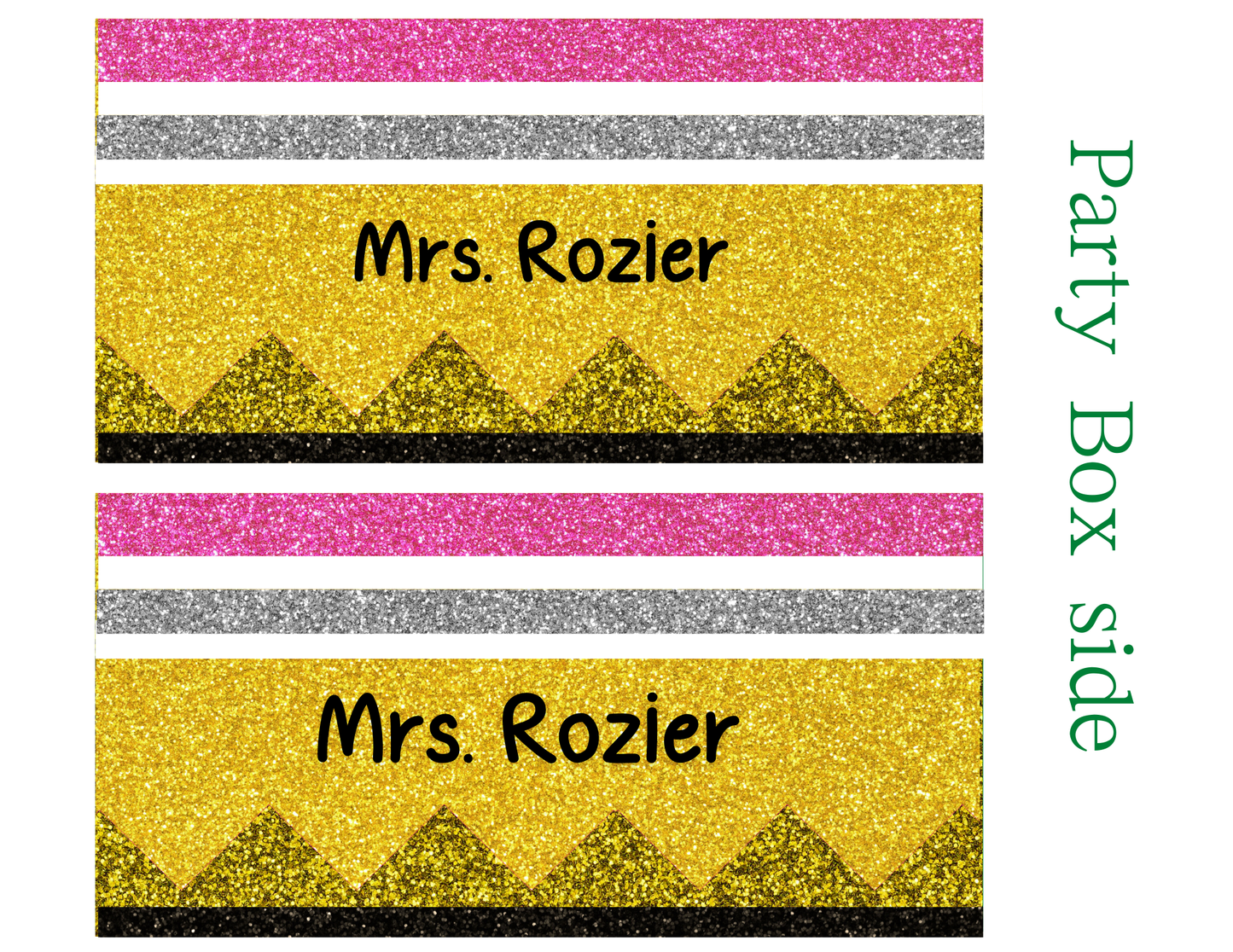 Back To School Party Favor Templates