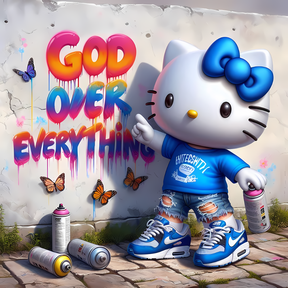 Hello Kitty GOD Over Everything Designs