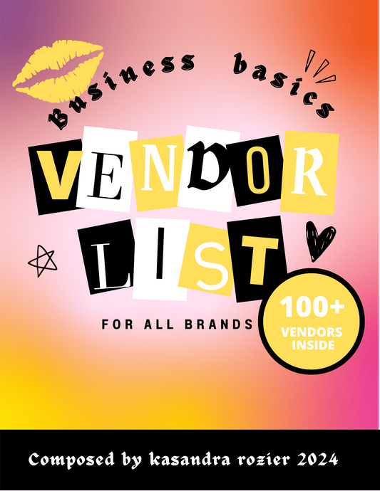 100 Plus Vendors List